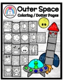 Space Dauber Printables - BINGO Dot Marker - Moon - Planet