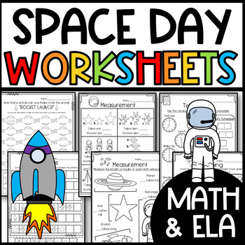 space themed math worksheets