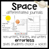 Space Differentiated Leveled Journal Writing for Special E