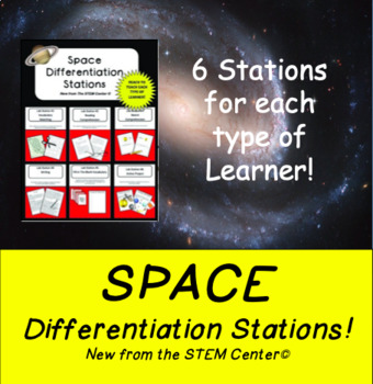 Preview of Space Differentiation Stations - Distance Learning Friendly