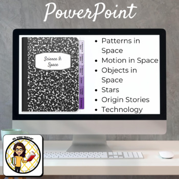 Preview of Space Digital Interactive Notebook (PowerPoint)