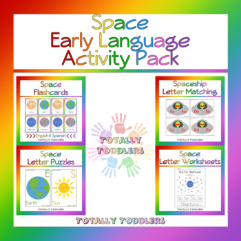 Preview of Space | Early Language & Literacy | Activity Pack