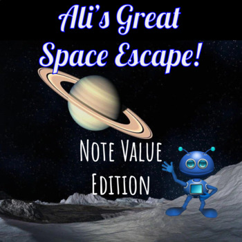 Preview of Space Escape Room! An Interactive Digital Music Game- NOTE VALUES