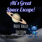 Space Escape Room! An Interactive Digital Music Game- NOTE VALUES