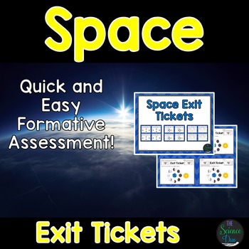Preview of Space Exit Tickets (Exit Slips)