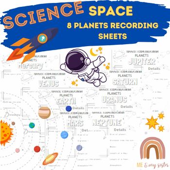 Preview of Space Exploration- Planet Recording Sheets