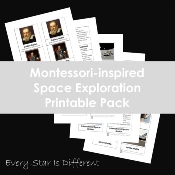 Preview of Space Exploration Printable Pack