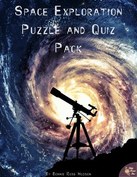 Preview of Space Exploration: Puzzle and Quiz Pack (Plus Easel Activity)