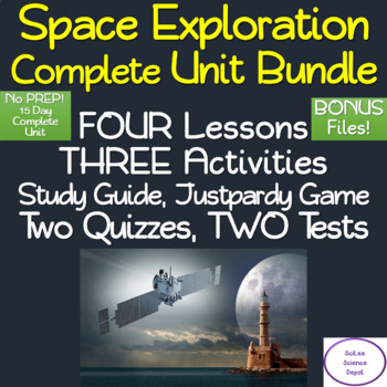 Preview of Space Exploration Unit Bundle: No Prep, Complete 15 Day Unit!