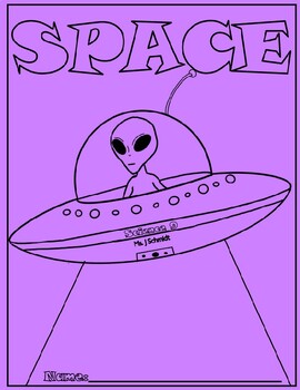 Preview of Space Exploration Unit EDITABLE Doodle Notes