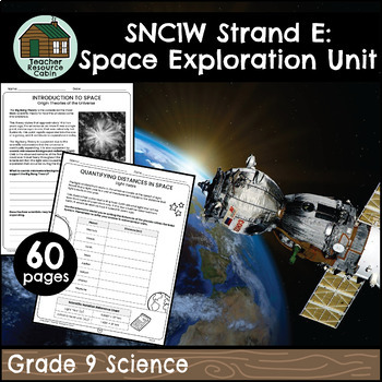 Preview of Space Exploration Workbook (Grade 9 Ontario Science SNC1W)