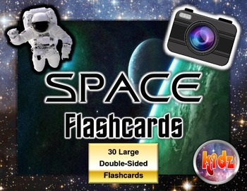 Preview of Space Flashcard Set (60 pages)