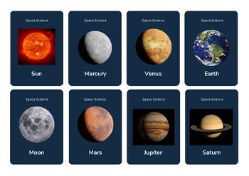 Preview of Space Flashcards