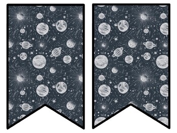 Preview of Space, Galaxy Bulletin Board Decor Kit, Space, Galaxy Letters
