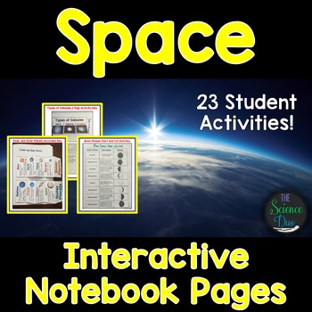 Preview of Space Interactive Notebook Pages