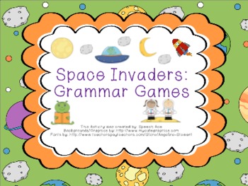 space invaders grammar games by speech ace teachers pay teachers