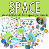 Space Preschool Language Unit for Speech Therapy (+BOOM Deck)