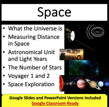 Preview of Space Lesson: An Introduction - Google Slides and PowerPoint Lesson