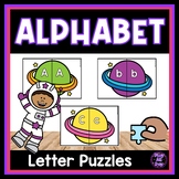 Space Letter Matching Puzzles | Outer Space Alphabet Activities