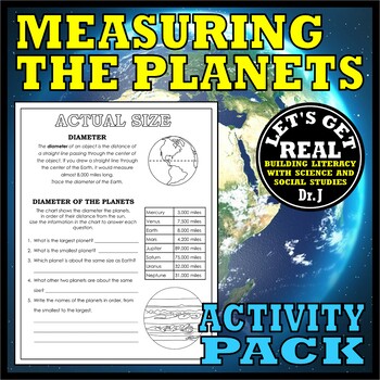 Preview of Space: MEASURING THE PLANETS ACTIVITY PACK