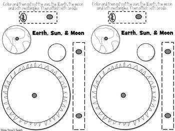 Space: Model of Earth & Moon's orbit by More Time 2 Teach | TpT