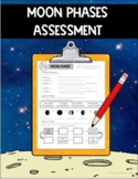 Space - Moon Phases Assessment - Quiz