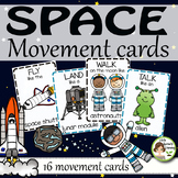 Space Movement Cards and Brain Breaks  (Transition activity)