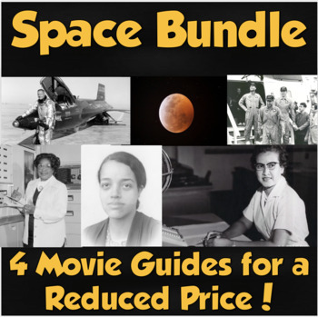 Preview of Space Movie Guide Bundle