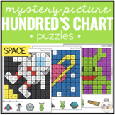 Space Mystery Picture Hundred's Chart Puzzles