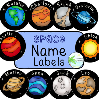 Preview of Space Name Labels | Editable