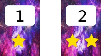 Preview of Space Number Cards