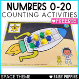 Space Number Mats (0-20) | Counting, Ten Frames, One-to-On