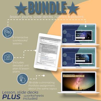 Preview of Space & Our Changing World Bundle (Lessons, Workbooks, & Culminating Assessment)