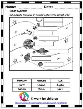 Space, Outer Space, Solar System and Planets Reading Passages and ...