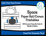 Space Paper Hat/Crown Printables
