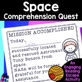 Space Passages Reading Comprehension Escape Room