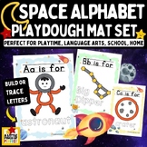 Space Playdough Mats A-Z: Kids Printable Activity Toddler,
