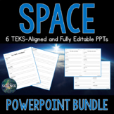 Space PowerPoint and Notes Bundle - 5th Grade TEKS Aligned
