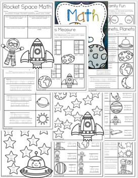 Space Preschool Printables by Lauren-Sophia | Teachers Pay Teachers