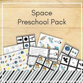 Preview of Space Theme Preschool and PreK Skills