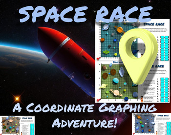 Preview of Space Race: A Coordinate Graphing Adventure!