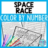 Space Race Color by Number, Reading Passage and Text Marking