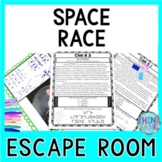 Space Race ESCAPE ROOM Activity - Puzzles and Reading Comp