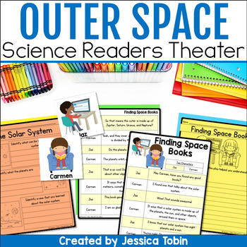 Preview of Space Reading Comprehension Science Readers Theater Scripts, Space Dramatic Play