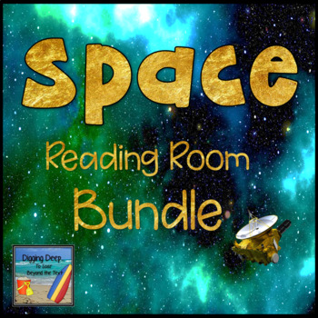 Preview of Space Reading Room - Growing  Virtual Library Bundle