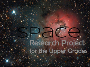 Preview of Space Research Project Bundle