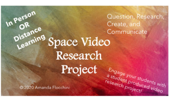 Preview of Space Research Video Project - Google Doc link included!