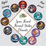 Space Reward Stickers Moveable Pieces