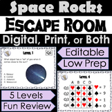 Space Rocks Escape Room: Comets, Meteors, Asteroids etc. (