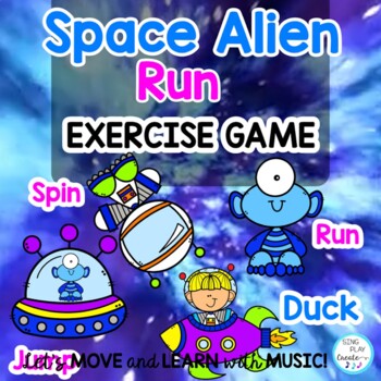 Preview of Space Run, Exercise for Kids, Brain Break, Indoor Workout, Game
